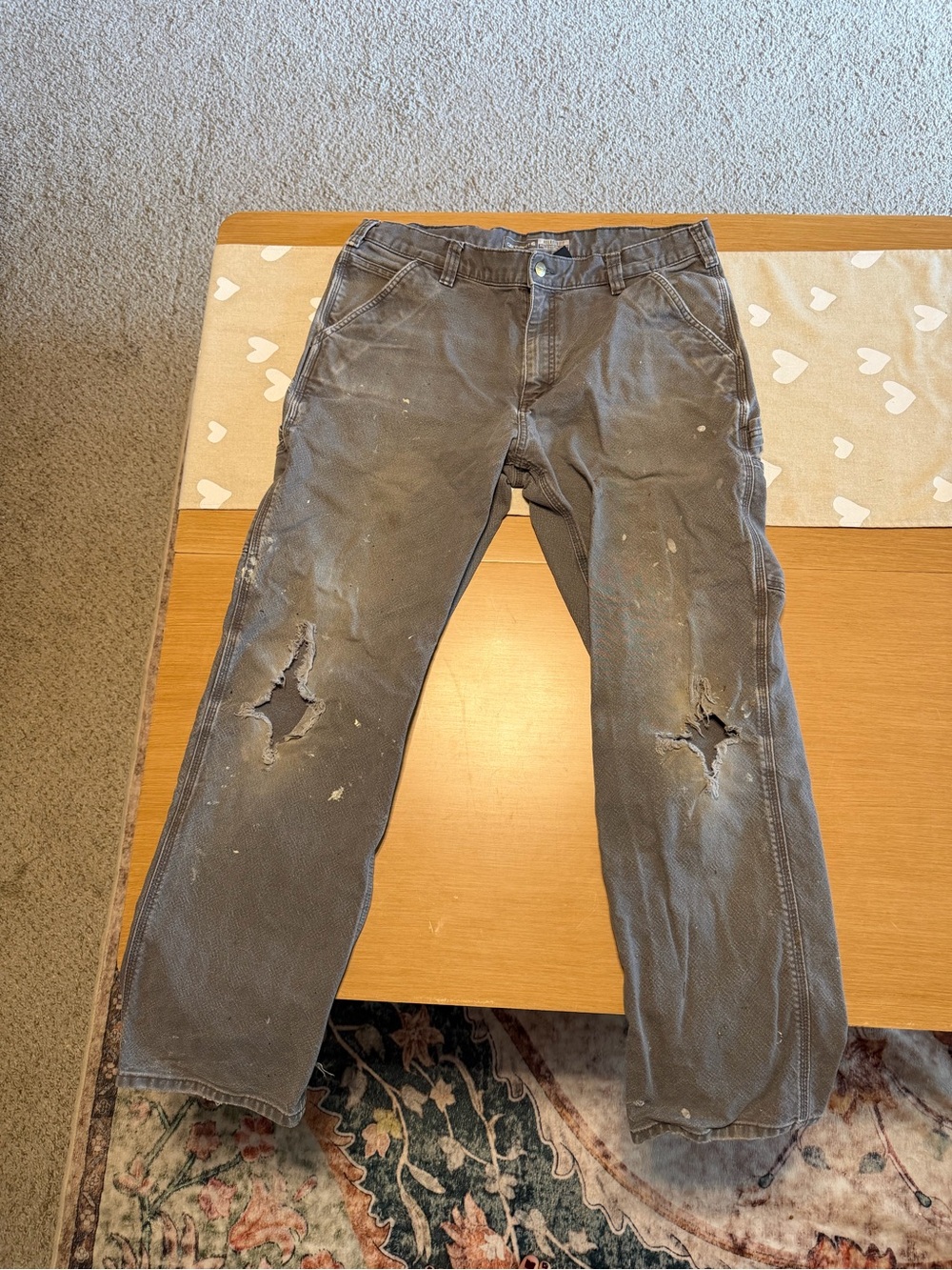 Carhartt Men's Straight Jeans in Brown
